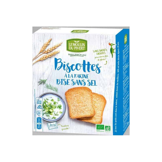Biscottes bises sans sel ajouté (n)