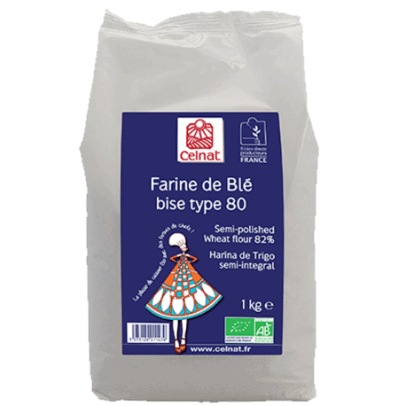 CELNAT -- Farine de ble t80 1kg