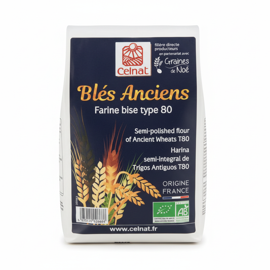 CELNAT -- Farine de bles anciens t80