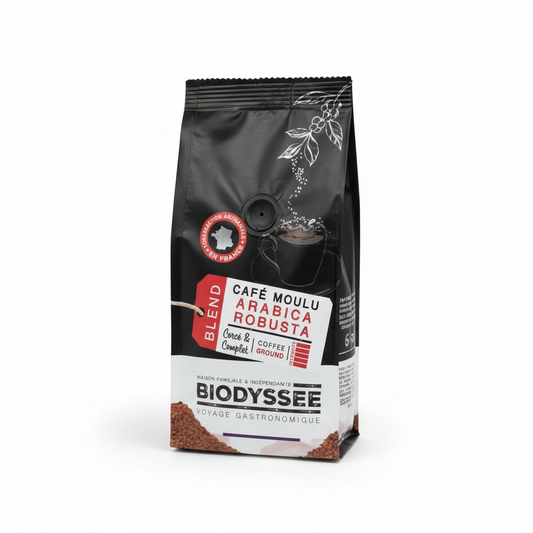 Café arabica robusta moulu