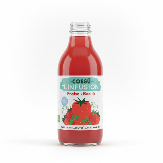 COSSU -- Bouillon fraise basilic 50cl