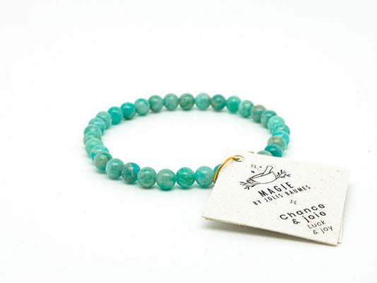 Jolis Baumes -- EOL Bracelet chance & joie amazonite